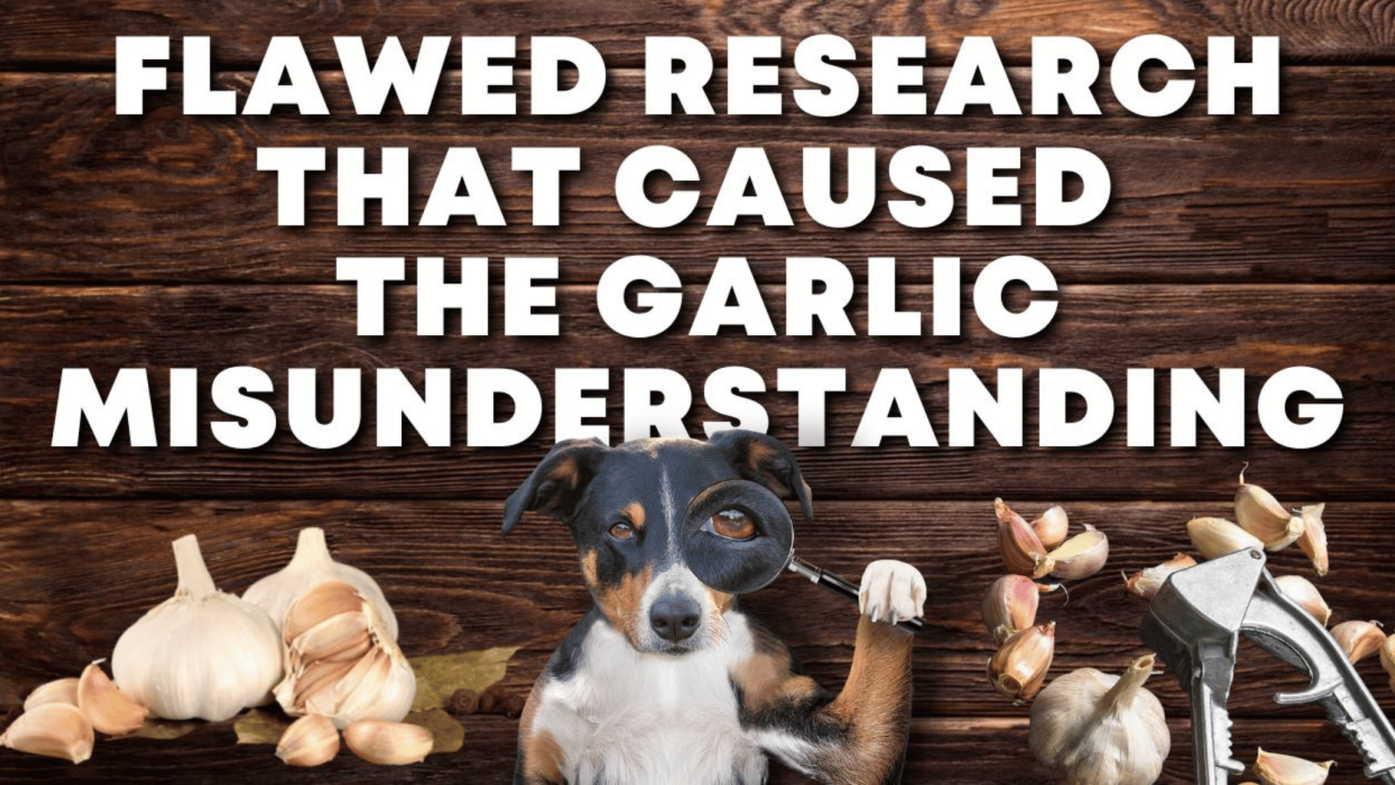 Busting the myth of Garlic for Dogs Vaccine Liberation Army